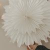Papieranhänger Schneeflocke 45cm natur (VE = 4 Stk.)