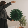 Papieranhänger Schneeflocke 45cm dunkelgrün (VE = 4 Stk.)