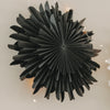 Papieranhänger Schneeflocke 45cm schwarz (VE = 4 Stk.)