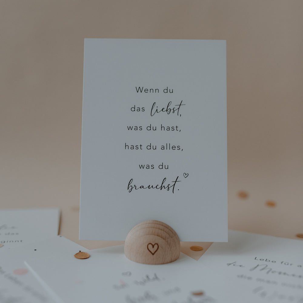 Spruchkarte Alles was du brauchst (UE = 10 Pièces)