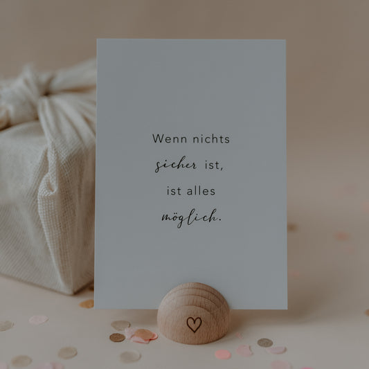 Spruchkarte Alles möglich (VE = 10 Stück)