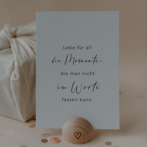 Spruchkarte Momente (VE = 10 Stück)