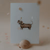 Aquarellkarte Dachshund (UE = 10 Pièces)