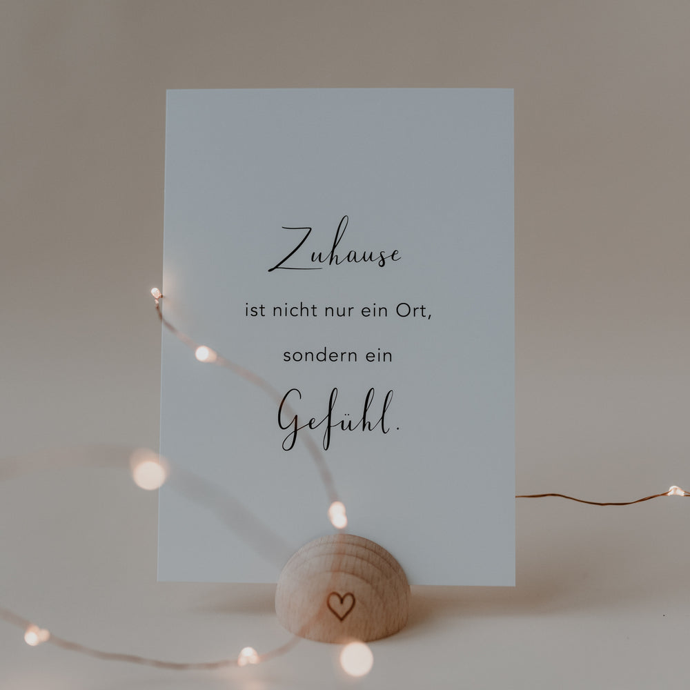 Spruchkarte Zuhause (UE = 10 Pièces)
