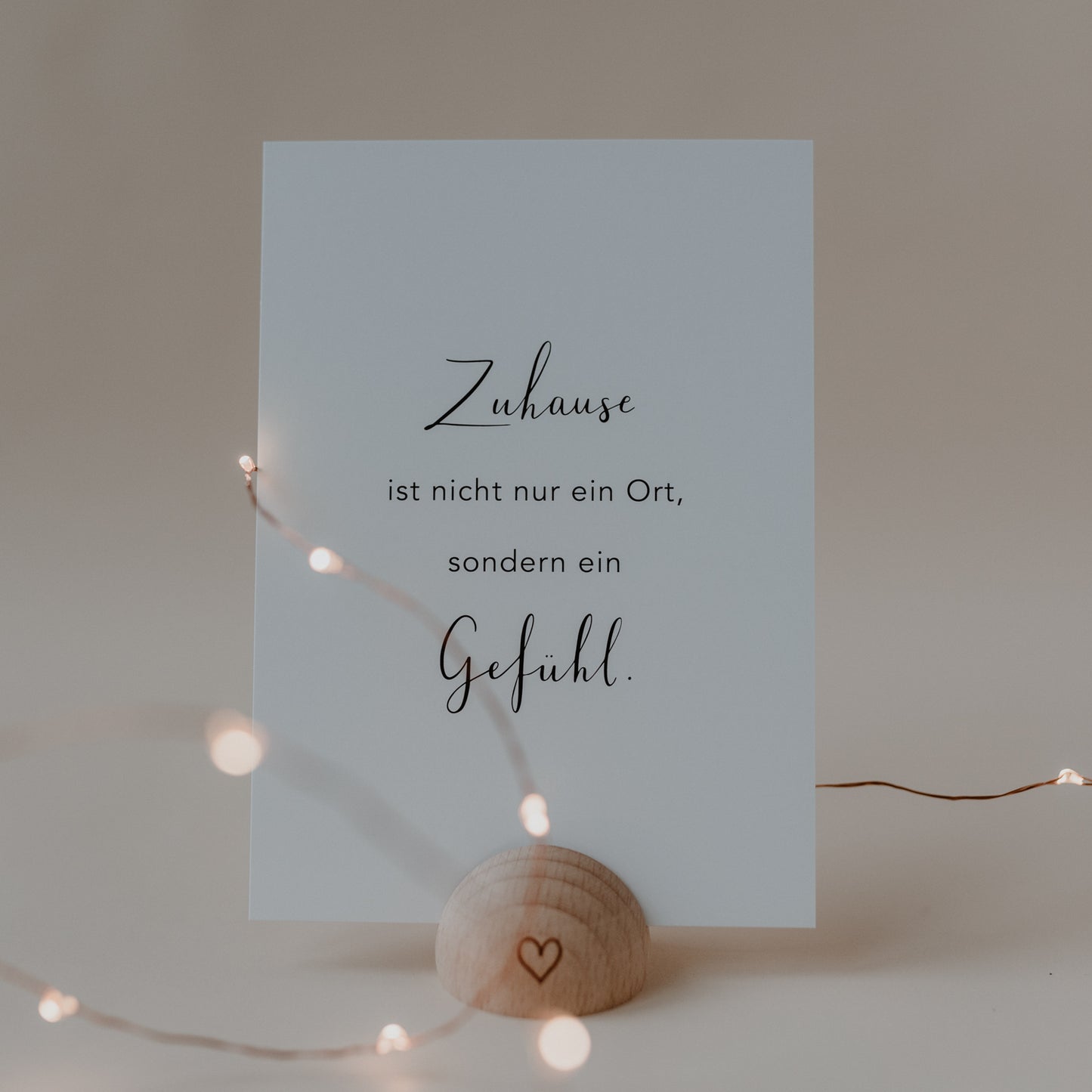 Spruchkarte Zuhause (UE = 10 Pièces)