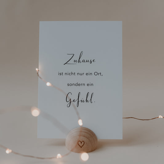 Spruchkarte Zuhause (UE = 10 Pièces)