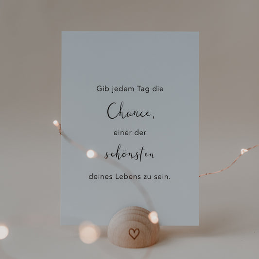 Spruchkarte Jeder Tag (UE = 10 Pièces)