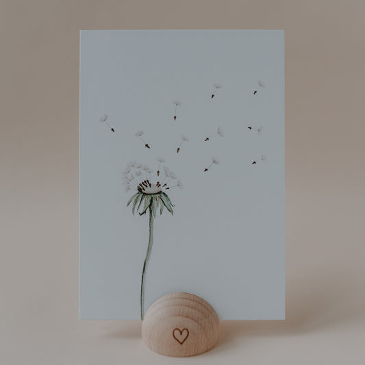 Aquarellkarte Pusteblume (VE = 10 Stück)