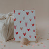 Aquarellkarte Hearts (UE = 10 Pièces)