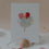 Watercolor card Balloons (PU = 10 pieces)