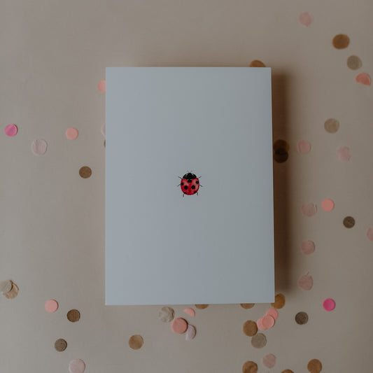 Aquarellkarte Ladybug (VE = 10 Stück)