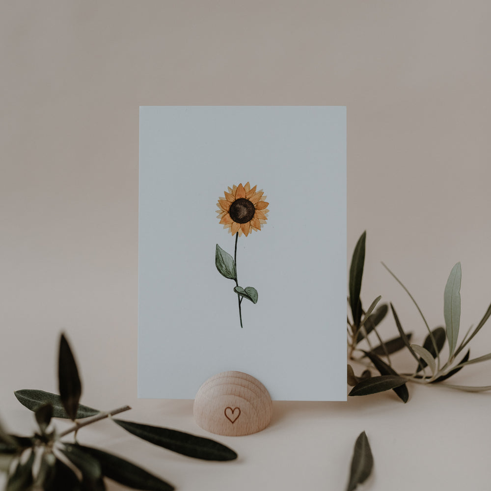 Aquarellkarte Sunflower (UE = 10 Pièces)