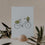 Watercolor card Flowerbike (VE = 10 pieces)