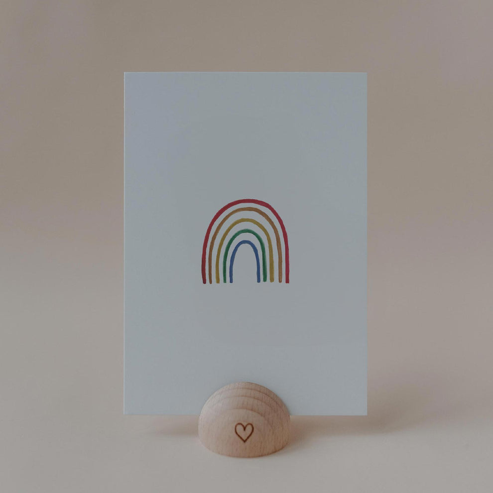 Carte aquarelle arc-en-ciel (VE = 10 pièces)