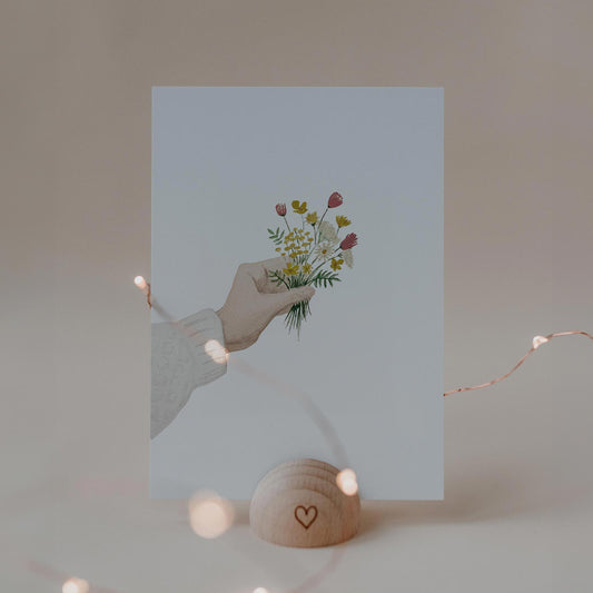 Carte aquarelle Petites Fleurs (VE = 10 pièces)