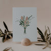 Aquarellkarte Flower bouquet (VE = 10 Stk)