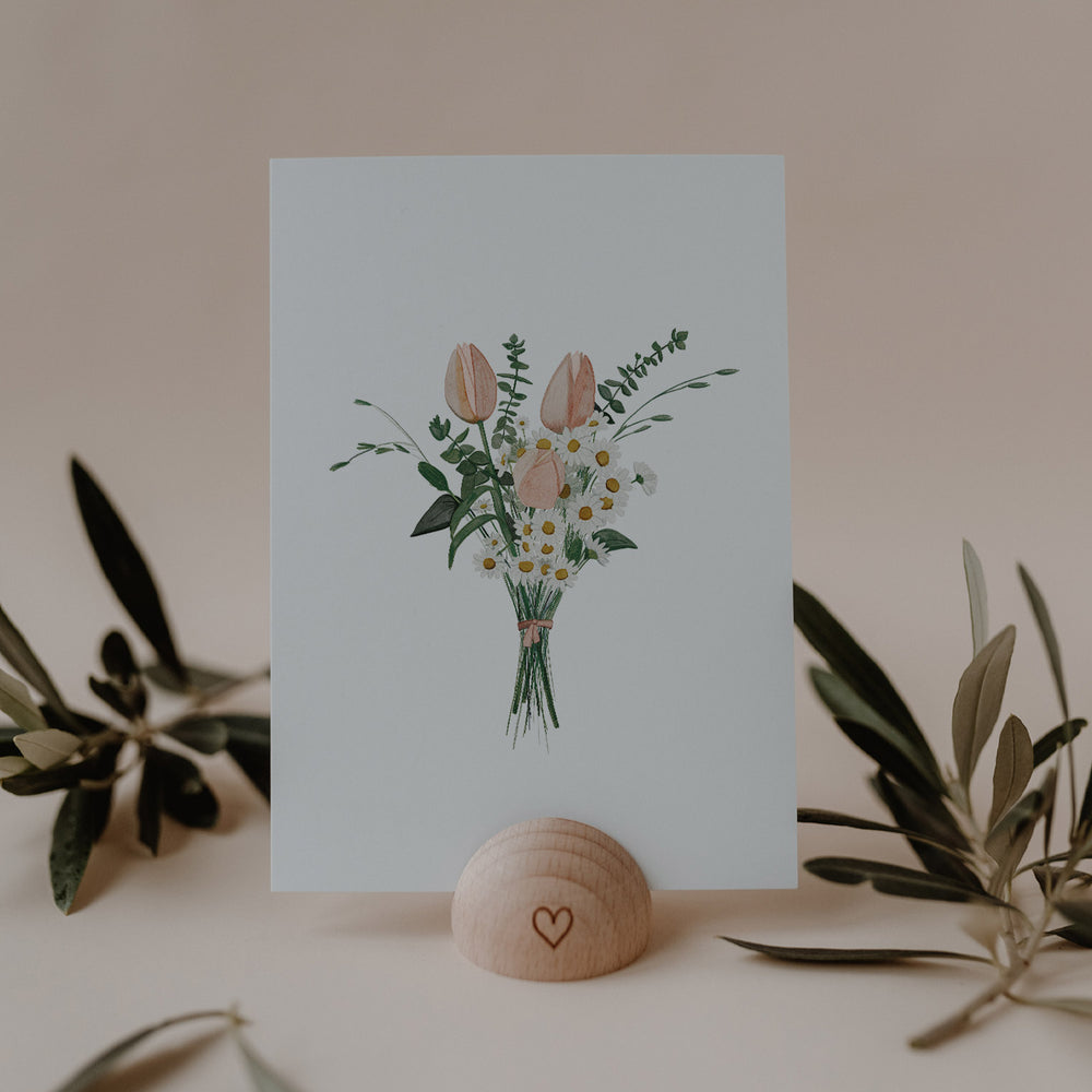 Aquarellkarte Flower bouquet (VE = 10 Stk)