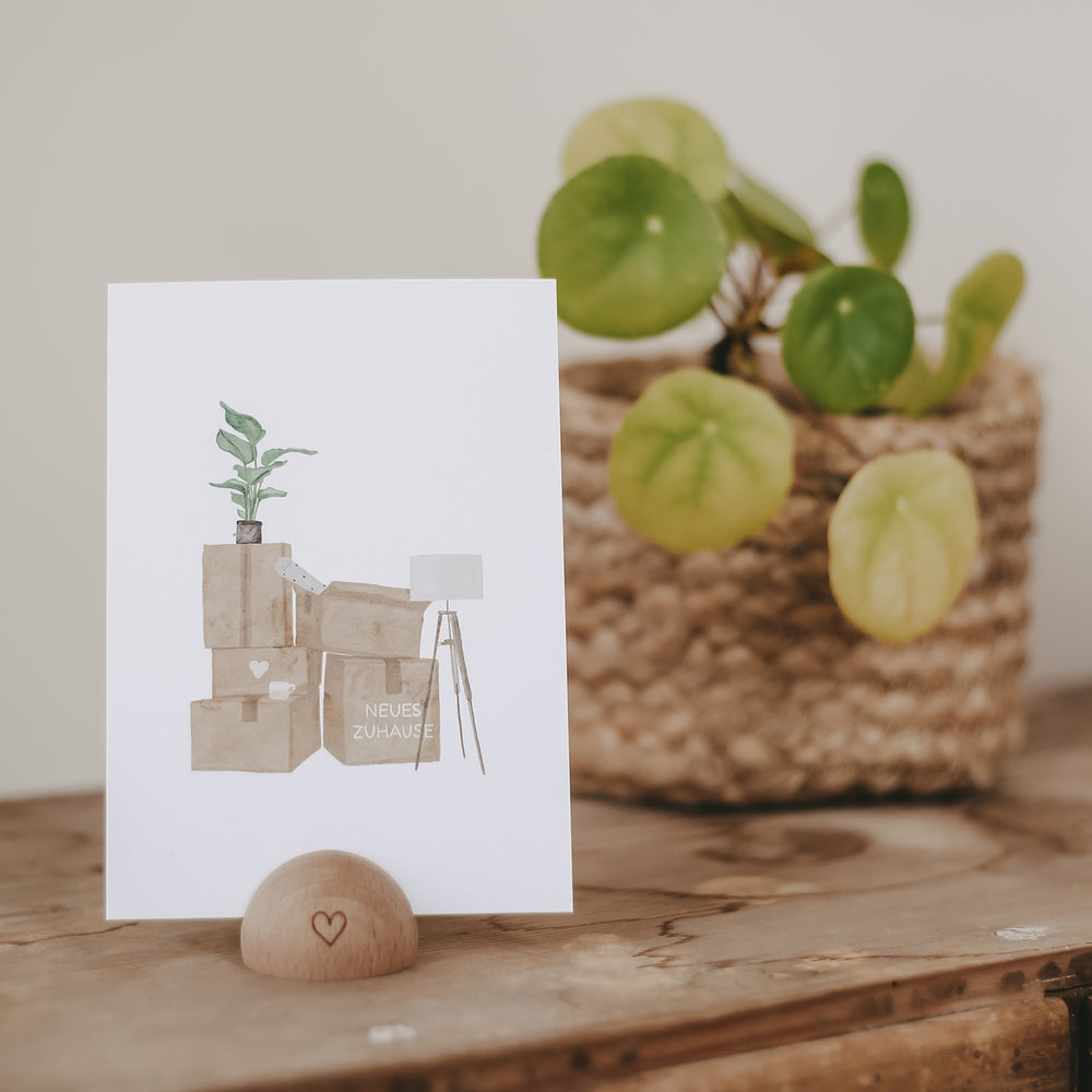 Carte aquarelle New Home (VE = 10 Stück)