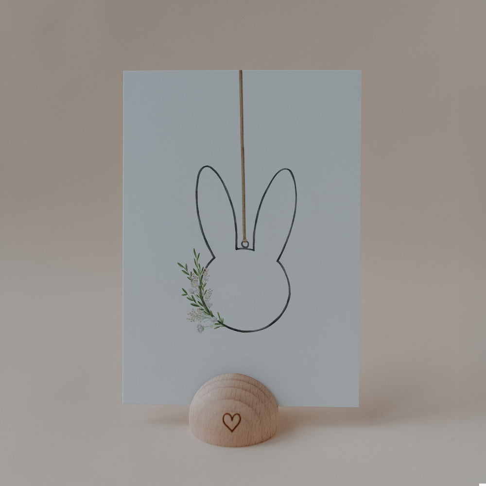 Watercolor Card Easter Wreath (VE= 10 pcs)