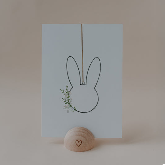 Carte aquarelle Couronne de Pâques (VE= 10 pcs)