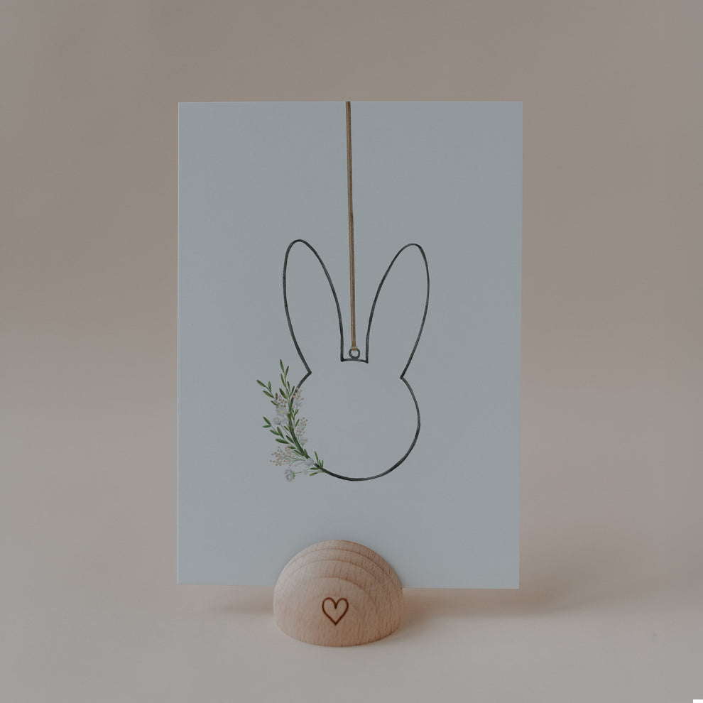Watercolor Card Easter Wreath (VE= 10 pcs)