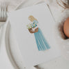 Carte aquarelle Daisy Girl (VE = 10 Stk)