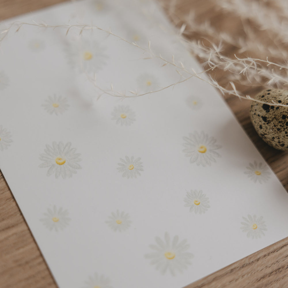Aquarellkarte Daisies (VE = 10 Stk.)
