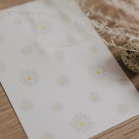 Aquarellkarte Daisies (VE = 10 Stk.)