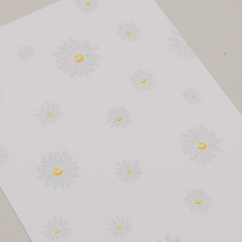 Aquarellkarte Daisies (VE = 10 Stk.)