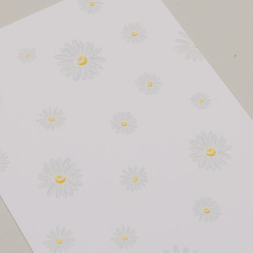 Aquarellkarte Daisies (VE = 10 Stk.)