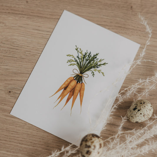Aquarellkarte Carrots (VE = 10 Stk.)