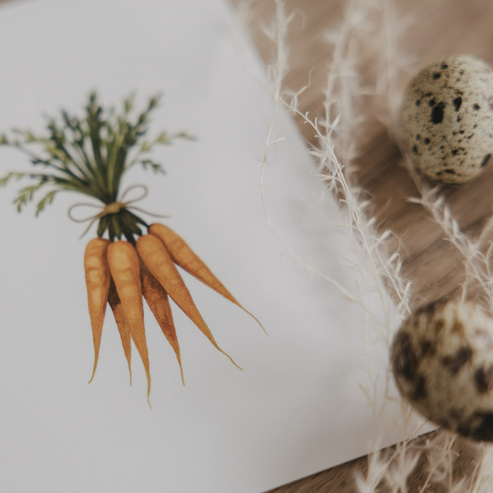Aquarellkarte Carrots (VE = 10 Stk.)