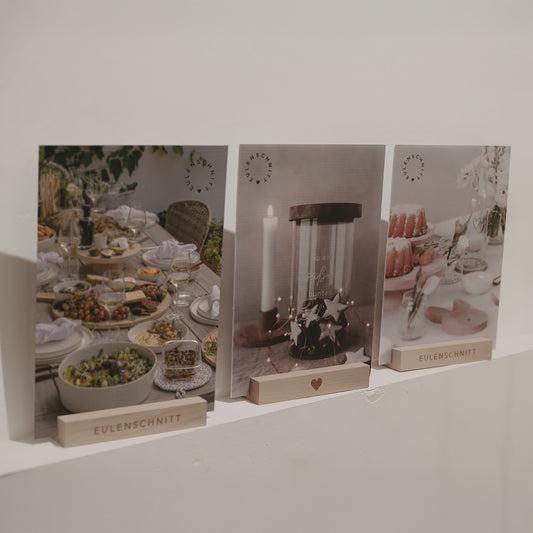 POS mood images for oak wood stands