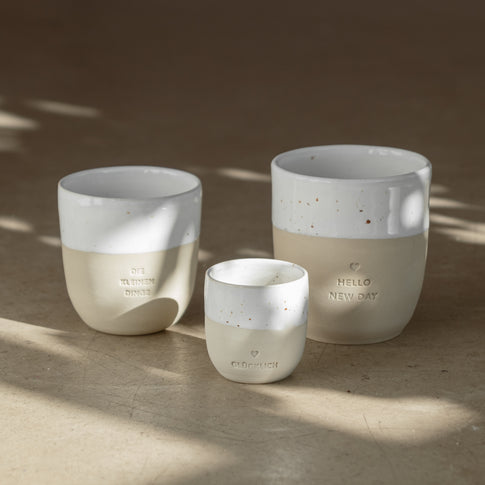 Becher Hello New Day (VE = 4 Stück)