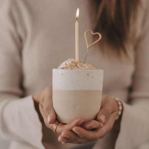 Becher Herz (VE = 4 Stück)