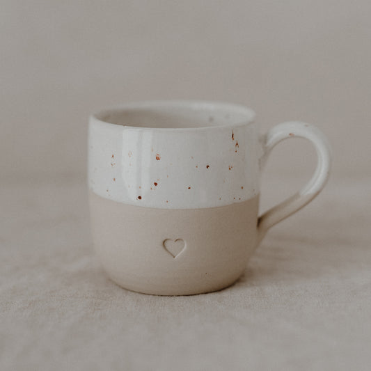 Petite tasse à cappuccino cœur (VE = 4 pcs.)