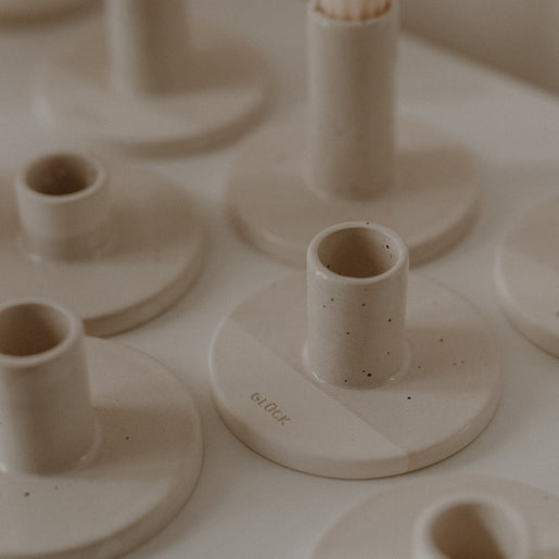 Candle holder Glück medium (VE = 6 pieces)