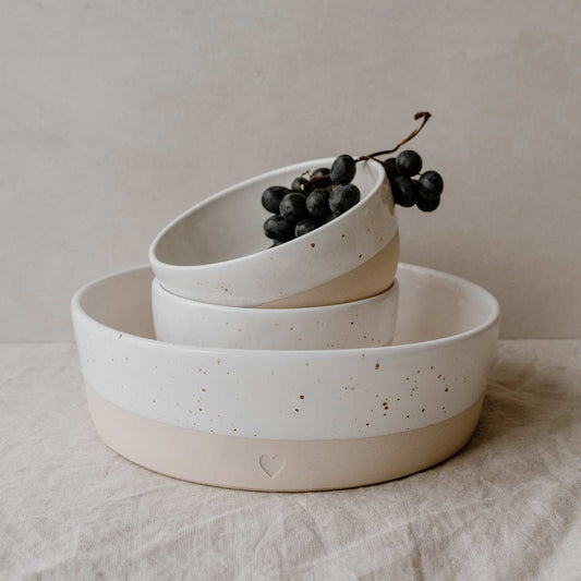 Schale Herz 27 cm (VE = 2 Stück)