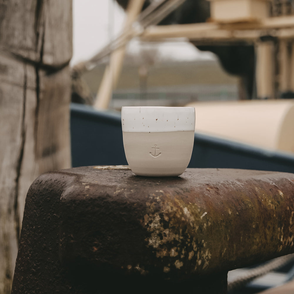 Kleiner limitierter Becher Anker (VE = 4 Stück)