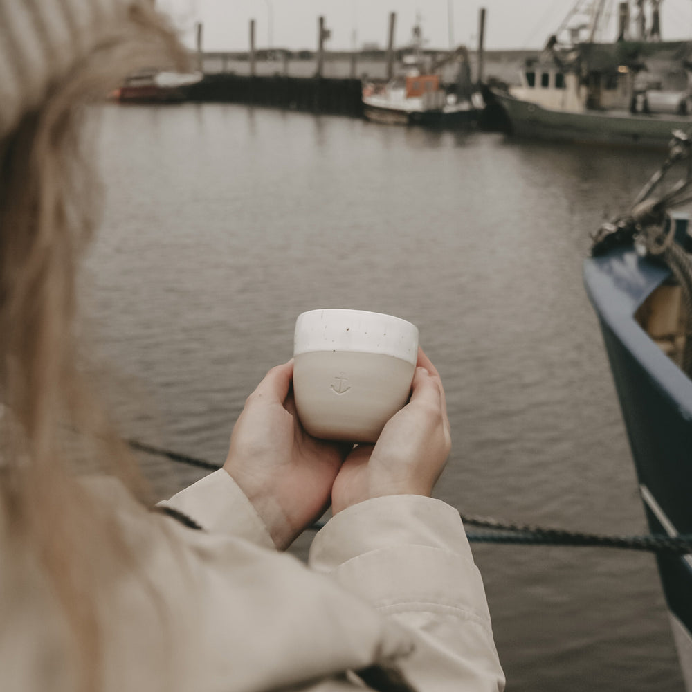 Kleiner limitierter Becher Anker (VE = 4 Stück)