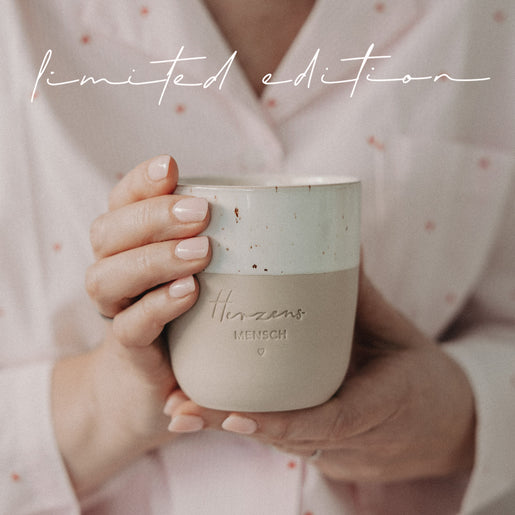 Limitierter Becher Herzensmensch (VE = 4 Stk.)