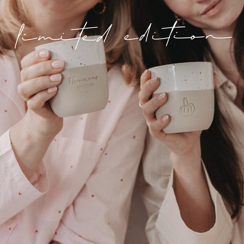 Limitierter Becher Herzensmensch (VE = 4 Stk.)