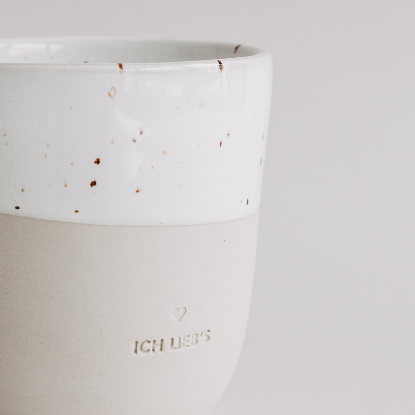 Becher Ich lieb's (VE = 4 Stk)