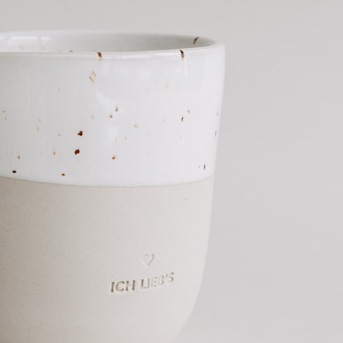 Becher Ich lieb's (VE = 4 Stk)