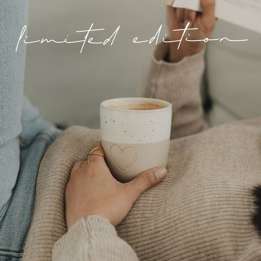 Limitierter Becher großes Herz Mama (VE = 4 Stk.)
