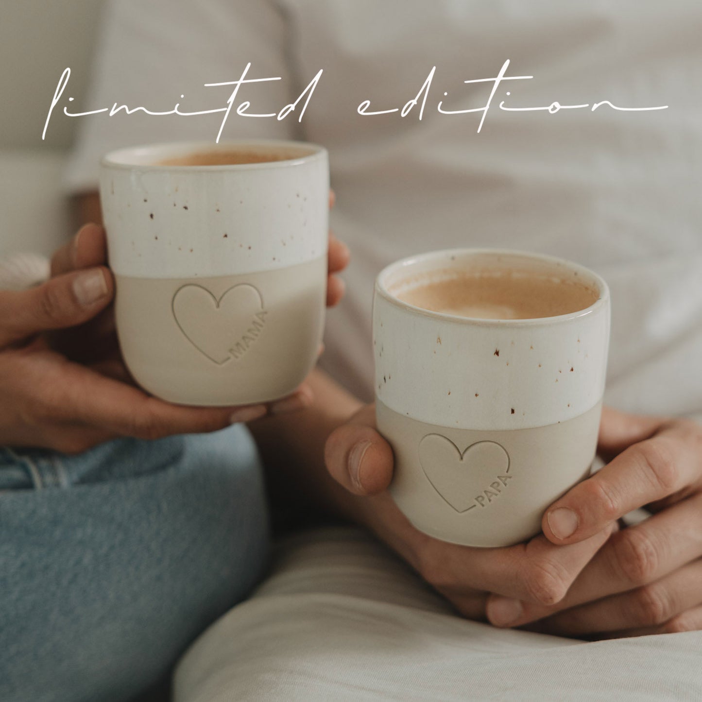 Limitierter Becher großes Herz Papa (VE = 4 Stk.)