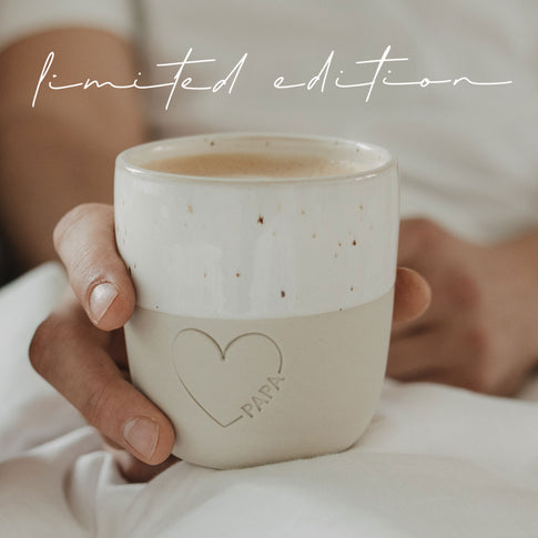 Limitierter Becher großes Herz Papa (VE = 4 Stk.)