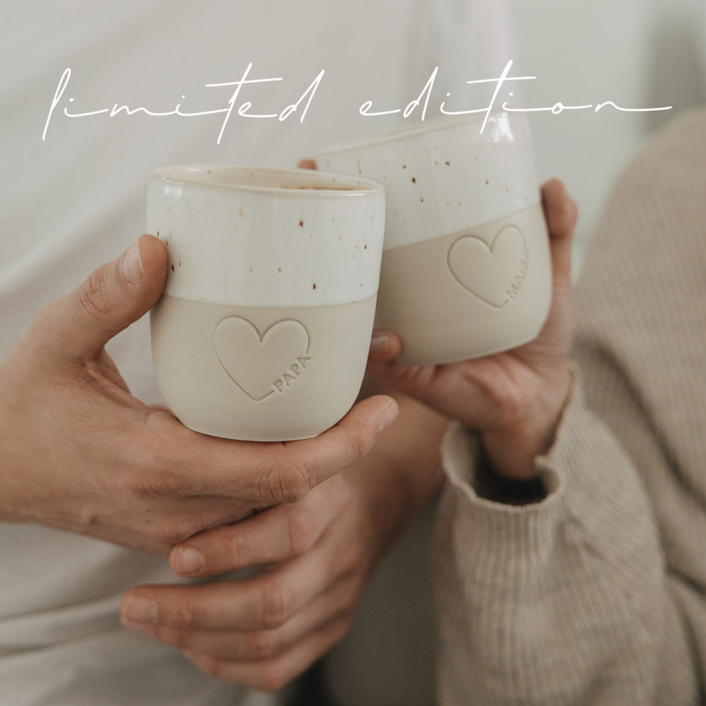 Limitierter Becher großes Herz Papa (VE = 4 Stk.)