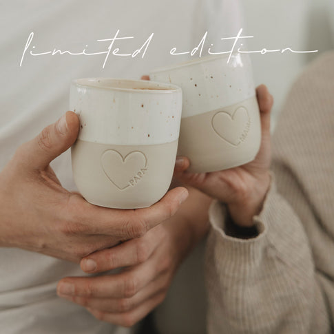 Limitierter Becher großes Herz Papa (VE = 4 Stk.)