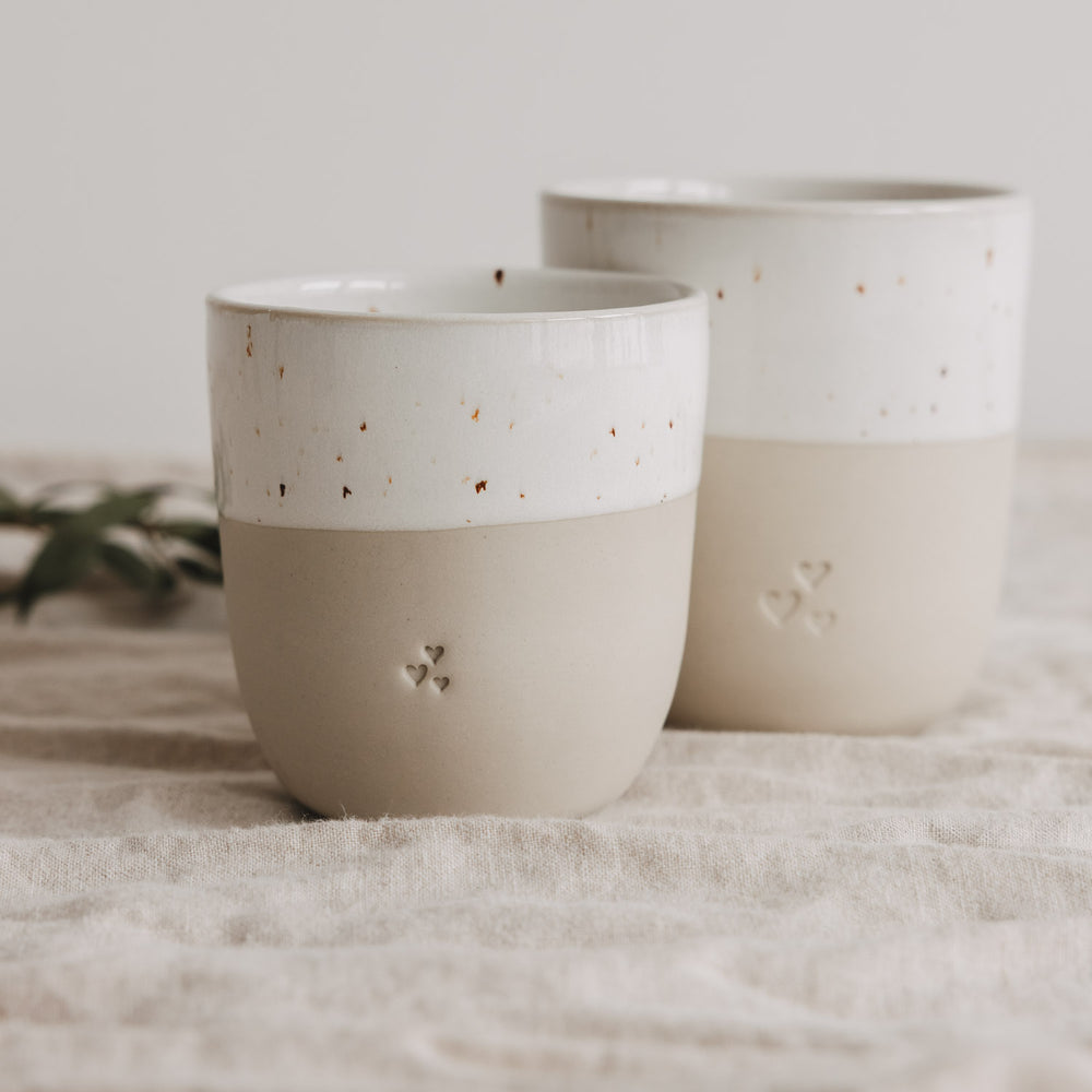 Kleiner Becher Kleine Herzen (VE = 4 Stk.)